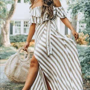 Vici Dolls Eclipse Maxi Wrap Dress NWT